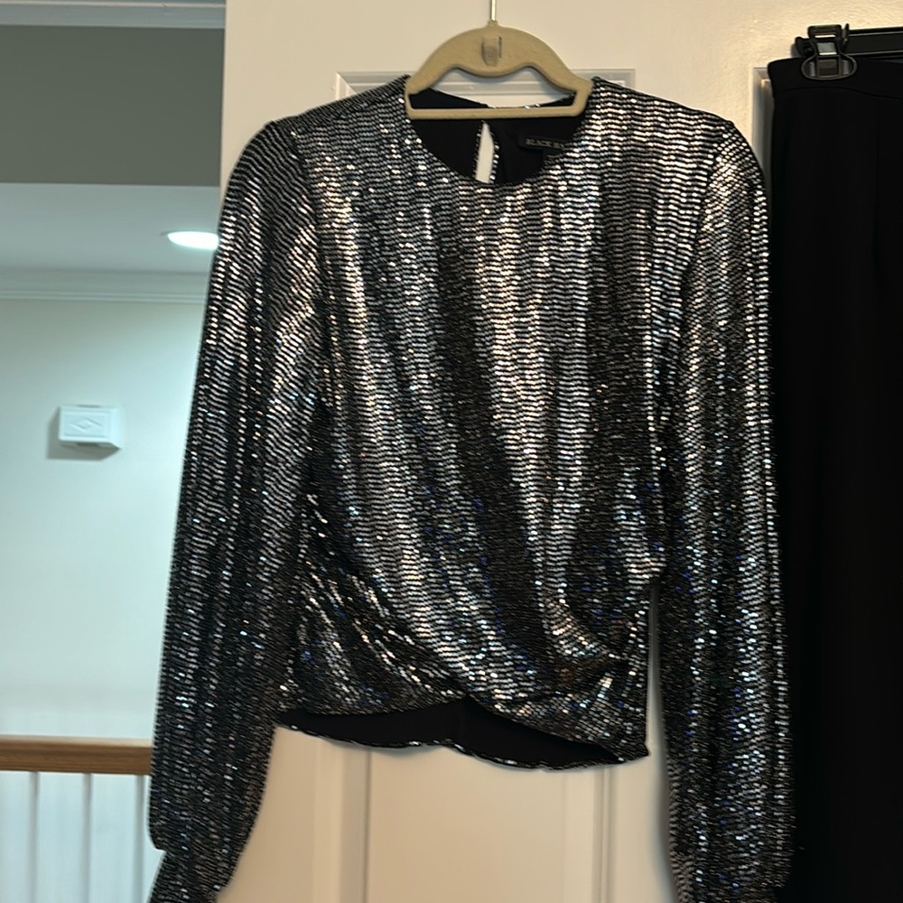 Black Halo 2 piece pant outfit